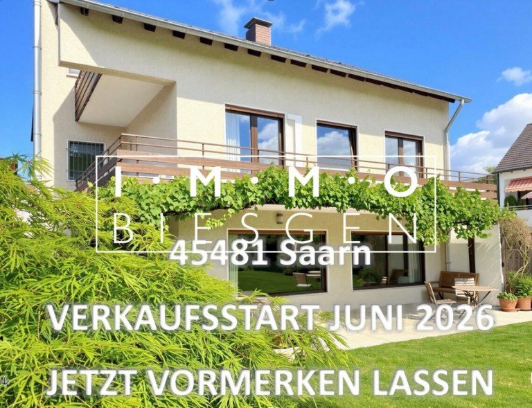 Au�enansicht M�lheim an der Ruhr Einfamilienhaus Freistehendes Einfamilienhaus in Saarn, 45481 M�lheim. Jezt Vormerken lassen. Start Juni 2026