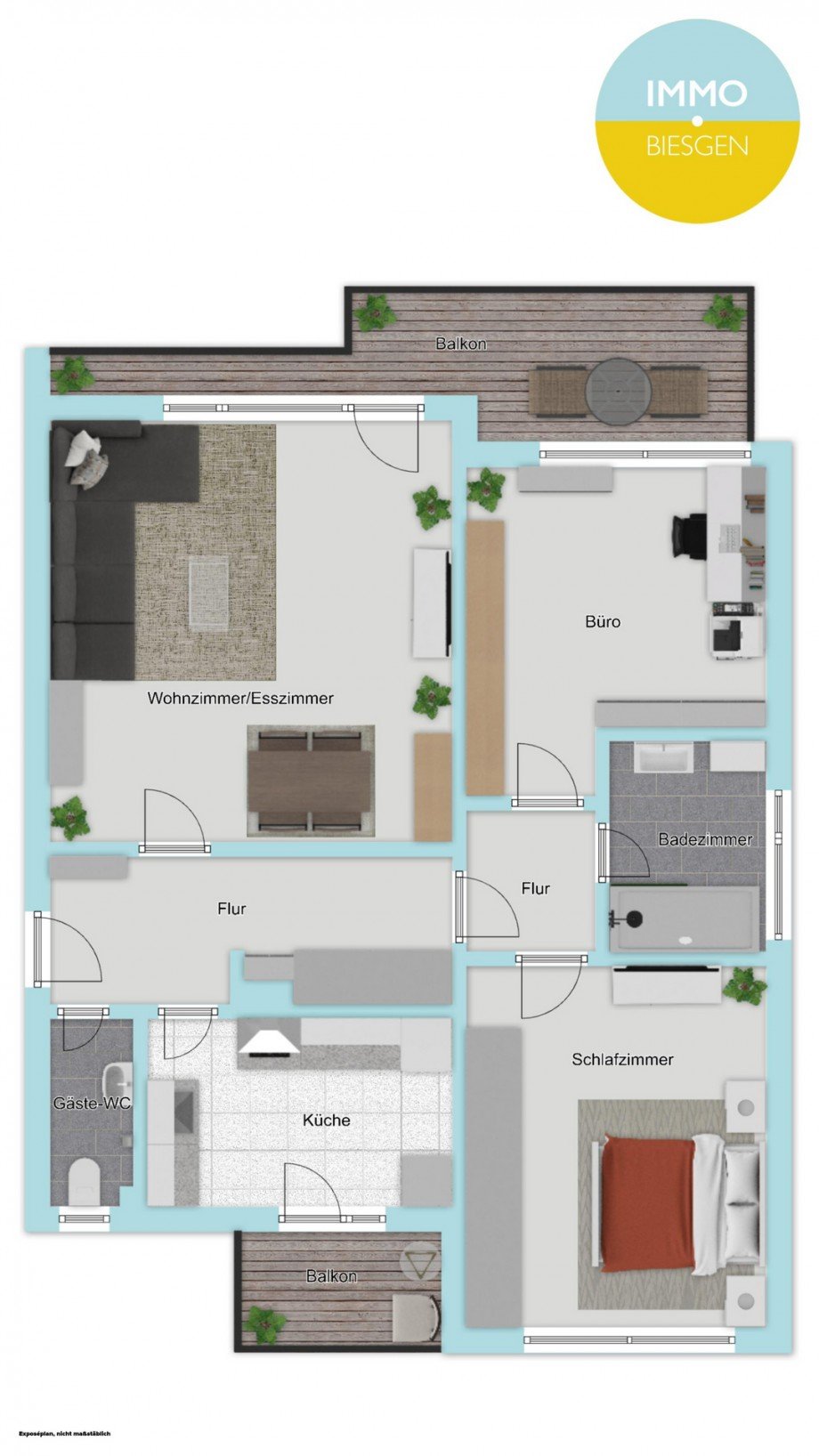 Grundriss Etagenwohnung M�lheim an der Ruhr