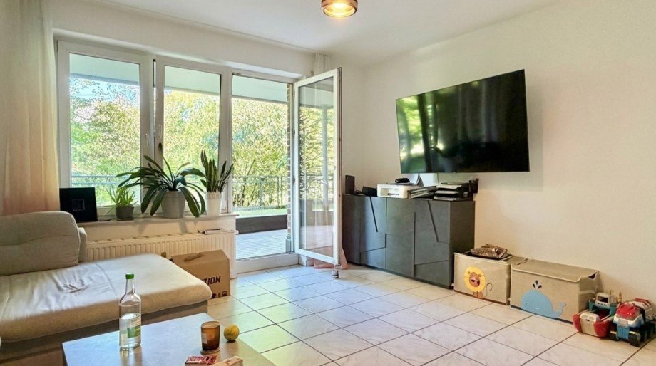 Wohnzimmer Terrassenwohnung M�lheim an der Ruhr