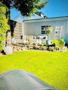 Terrasse 2 Einfamilienhaus mit Einbauk�che und Garage in 45475 M�lheim-D�mpten.
