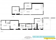 Grundriss 1/3 Ma�e ohne Gew�hr Freiwerdendes 3 Familienhaus in 45470 M�lheim - Holthausen zur Revitalisierung oder als Baugrundst�ck.