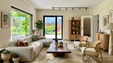Wohnzimmer  (KI Modernisierungsvorschlag) Freistehendes Einfamilienhaus in 45481 M�lheim Saarn
