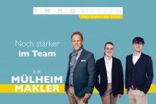 Team Mum Makler Traumhafte Eigentumswohnung mit Loggia und Garage in 45475 M�lheim an der Ruhr D�mpten