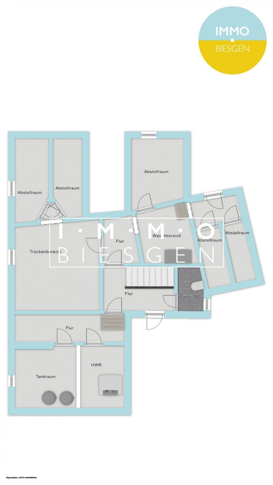 Grundriss Keller Mehrfamilienhaus Oberhausen
