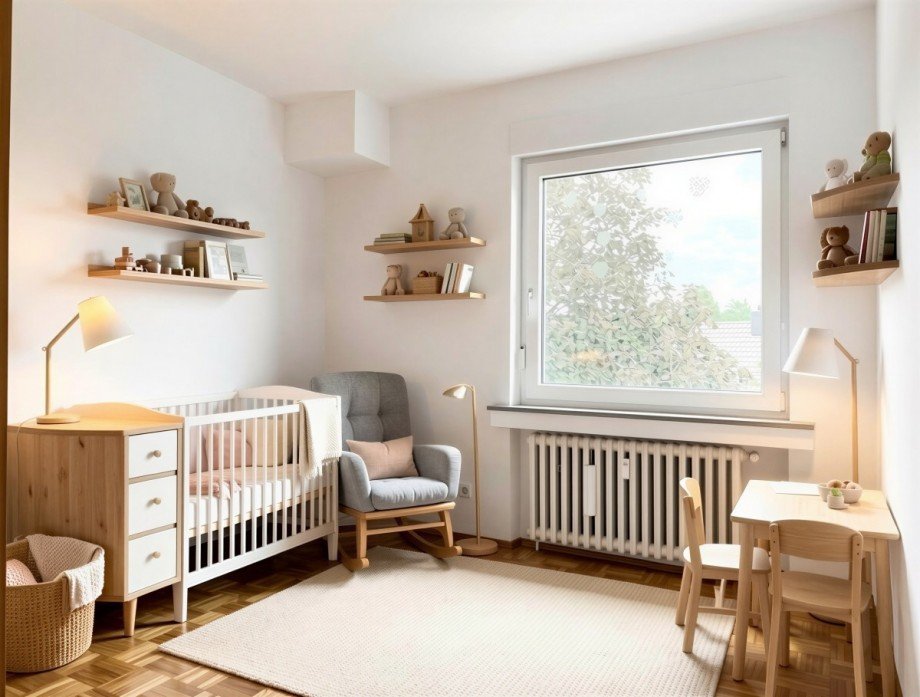Kinderzimmer - M�blierungsvorschlag) Wohnung M�lheim an der Ruhr