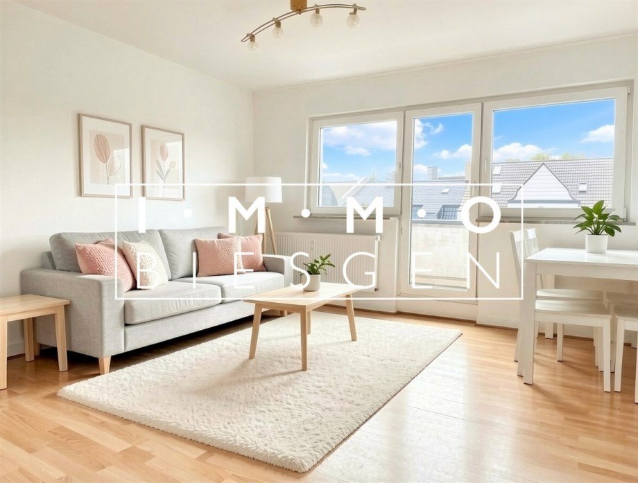 Wohnzimmer - (KI generiert) Wohnung M�lheim an der Ruhr