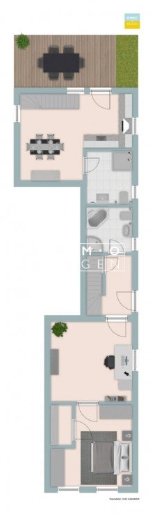 Wohnung 1/3 EG Freiwerdendes 3 Familienhaus in 45470 M�lheim - Holthausen zur Revitalisierung oder als Baugrundst�ck.