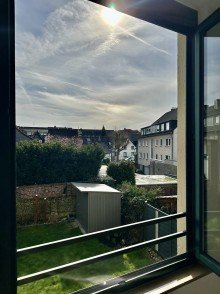 Aussicht Schlafzimmer Attraktive Wohnung in Essen Kettwig.