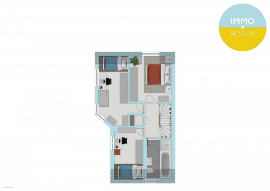 Obergeschoss Haus M�lheim an der Ruhr