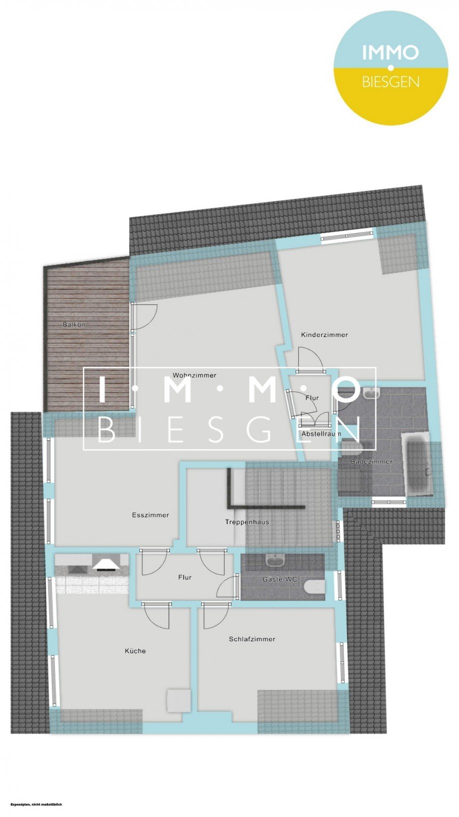 Grundriss Dachgeschoss Mehrfamilienhaus Oberhausen