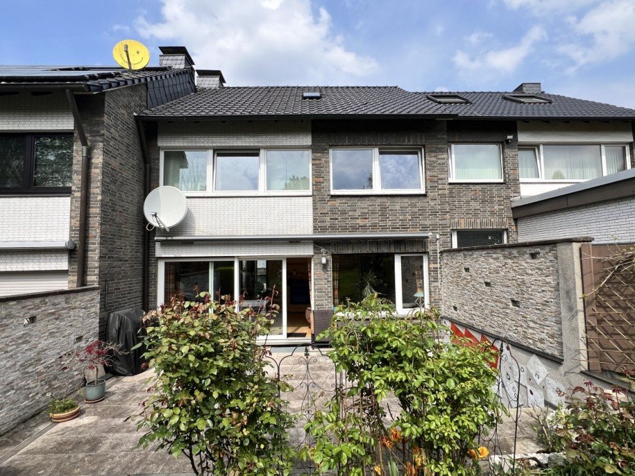 R�ckansicht Reihenhaus M�lheim an der Ruhr