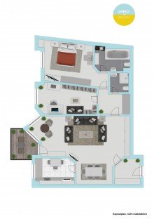 Grundriss Attraktive Wohnung in Essen Kettwig.