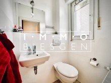 G�ste WC Einfamilienhaus mit Einbauk�che und Garage in 45475 M�lheim-D�mpten.
