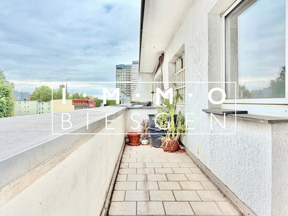 Balkon Wohnzimmerbereich Wohnung M�lheim an der Ruhr