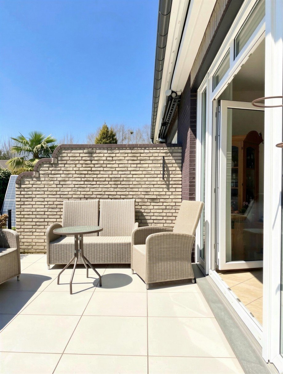 Terrasse Reihenendhaus M�lheim an der Ruhr