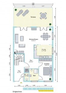 EG(Angaben ohne Gew�hr) Einfamilienhaus mit 3 Kinderzimmern und das Au Pair hat auch noch Platz in 45472 M�lheim an der Ruhr Hei�en.