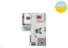 Grundriss Traumhafte Eigentumswohnung mit Loggia und Garage in 45475 M�lheim an der Ruhr D�mpten
