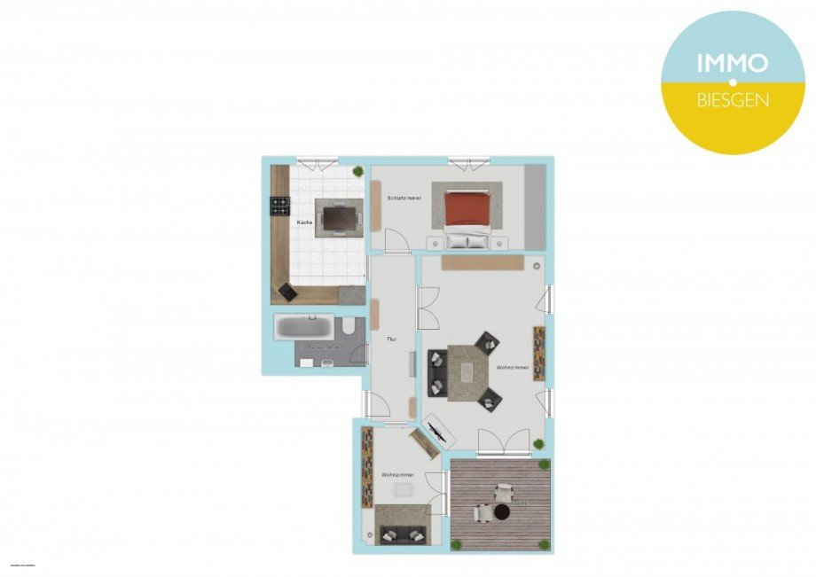 Grundriss Wohnung M�lheim an der Ruhr