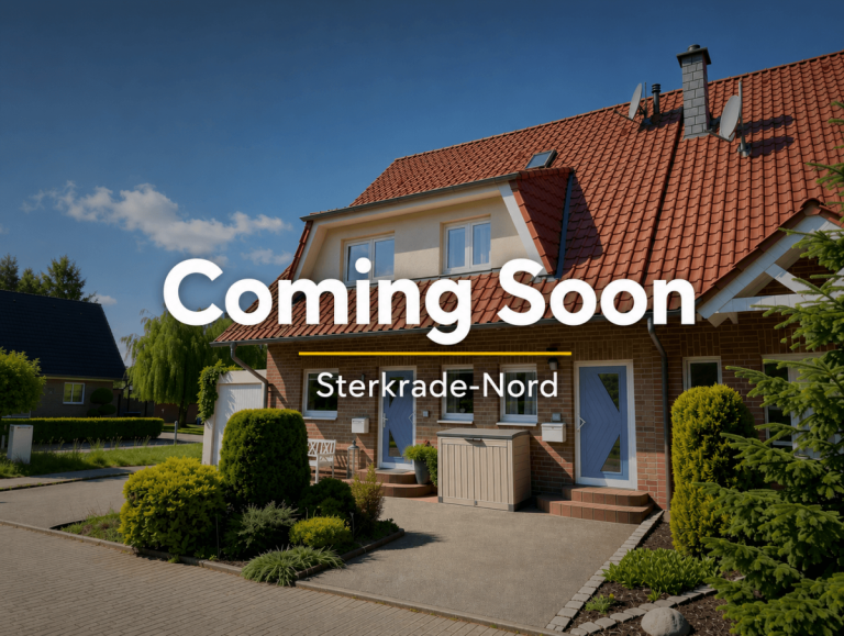 ChatGPT Image 28. Juli 2026, 14_44_10 Oberhausen Doppelhaush�lfte Coming Soon. Einfamilienhaus in Sterkrade-Nord. 46147 M�lheim. Jetzt Vormerken lassen.