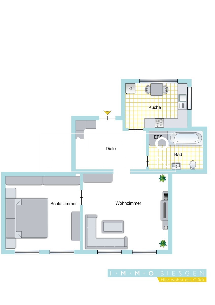 Grundriss Etagenwohnung M�lheim an der Ruhr