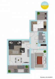 GR Wohnung Zwei Balkone + zwei Zimmer = Ihre liebevoll renovierte Eigentumsohnung in 45478 Broich