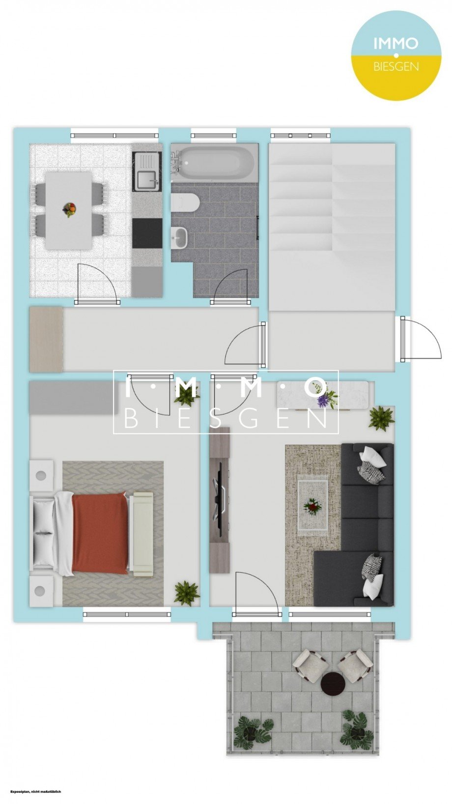 Grundriss Etagenwohnung M�lheim an der Ruhr