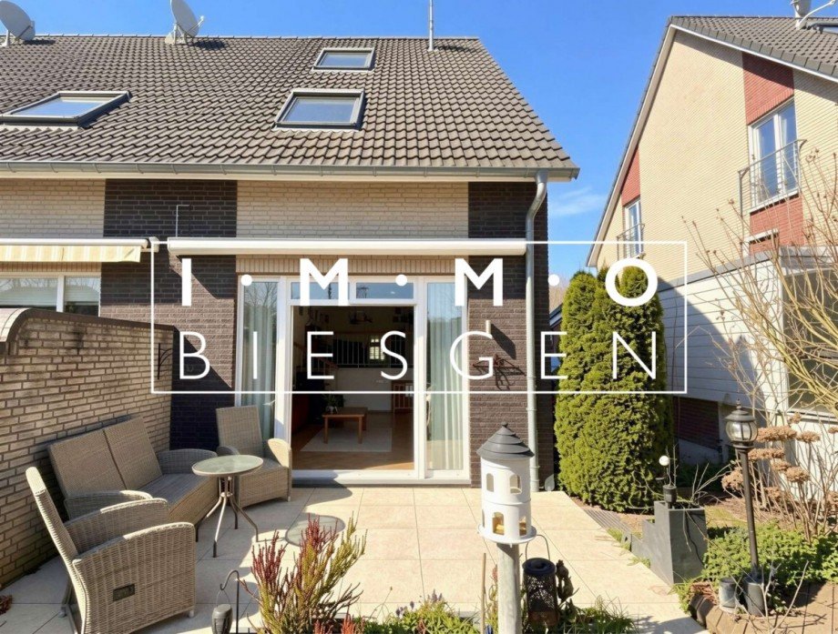 Terrasse Reihenendhaus M�lheim an der Ruhr
