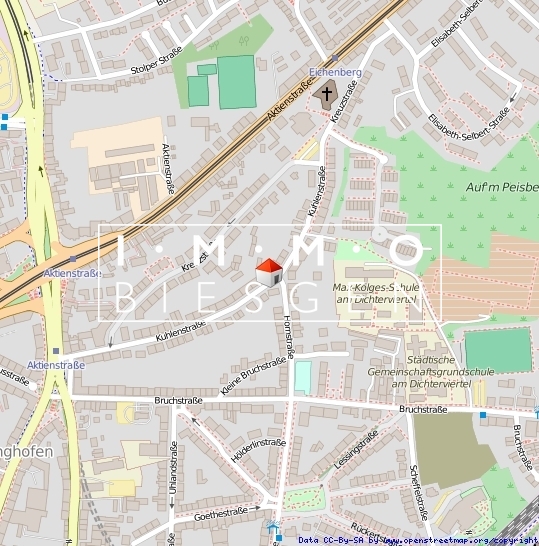 Lage der Wohnung Etagenwohnung M�lheim an der Ruhr