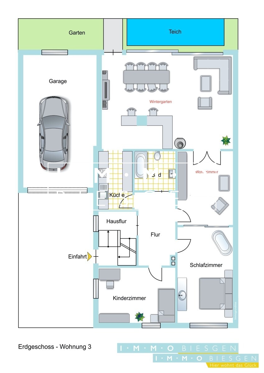 Erdgeschoss - Wohnung1 Einfamilienhaus Essen / Stadtwald